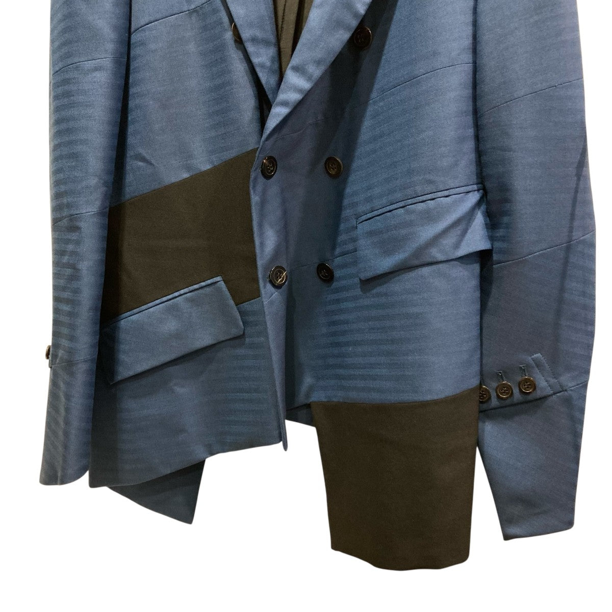 コムデギャルソンオムプリュス ハンドペインティングジャケット　ブルー COMME des GARCONS HOMME PLUS(コムデギャルソンオムプリュス