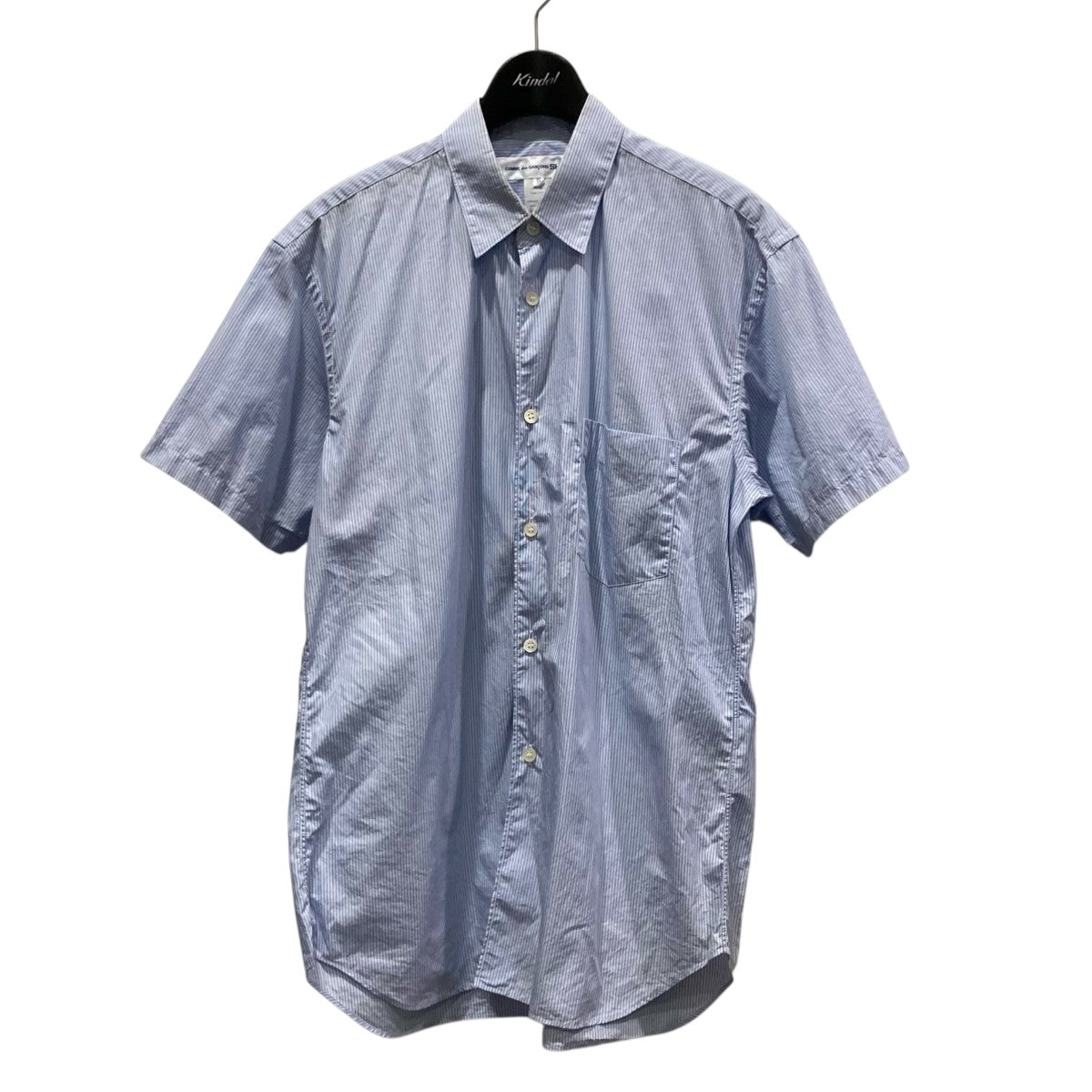 COMME des GARCONS SHIRT ストライプ半袖シャツCDGS7ST 古着・中古-1枚目のアイテム画像