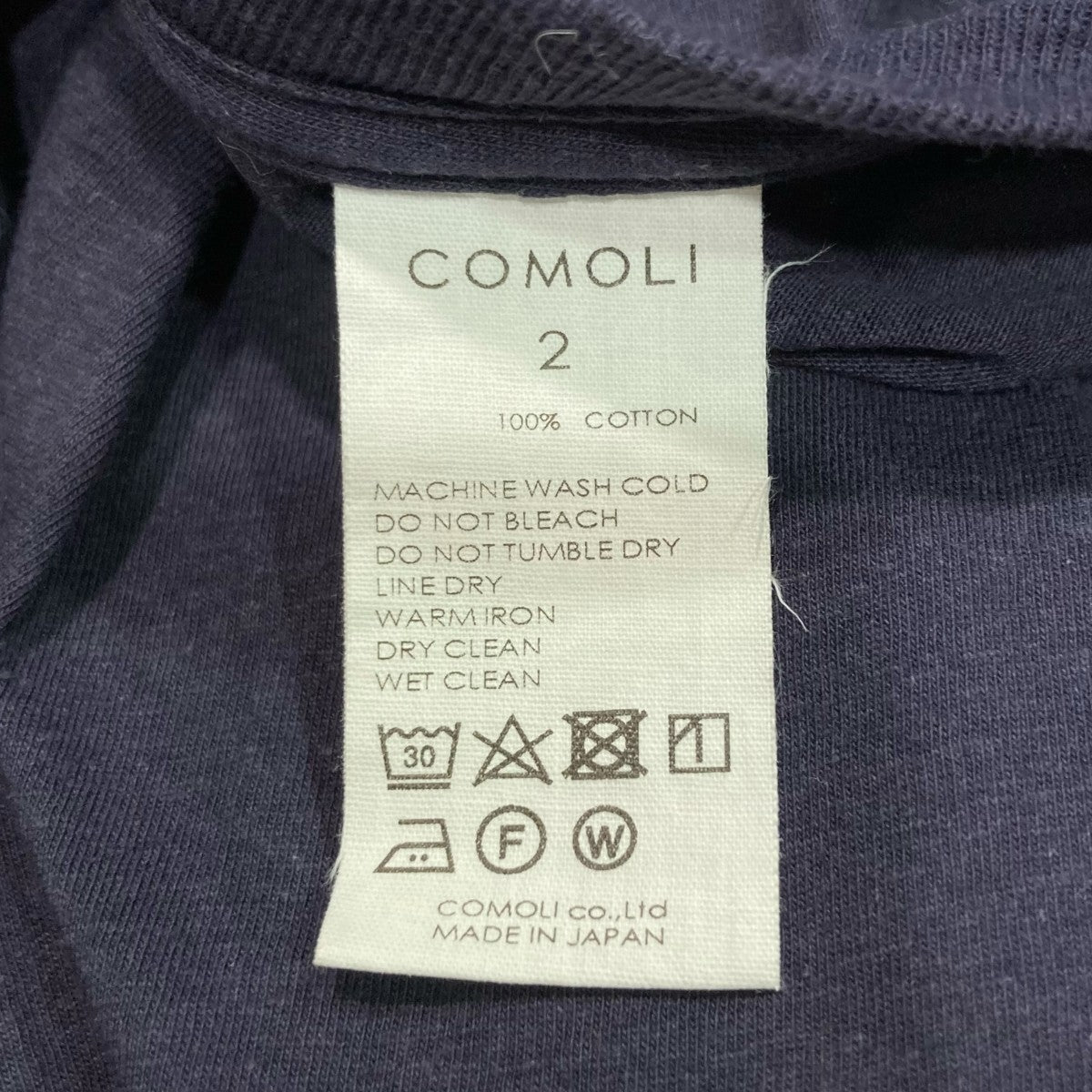 COMOLI サープラス TシャツZ01-05017 古着・中古-4枚目のアイテム画像