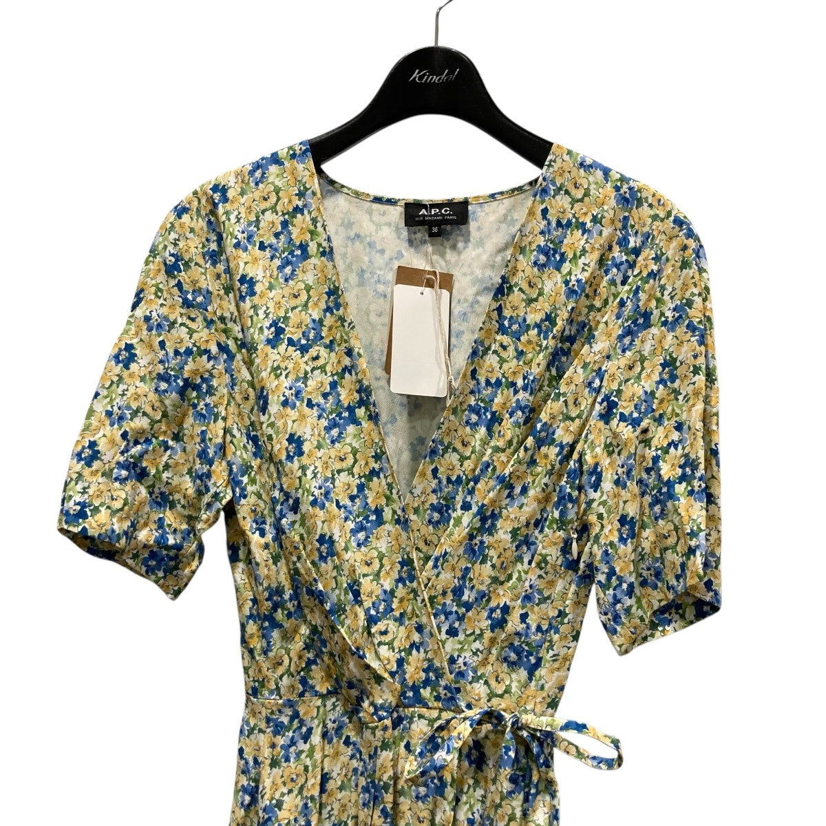 A．P．C．(アーペーセー) 花柄ワンピース23203 23203 イエロー