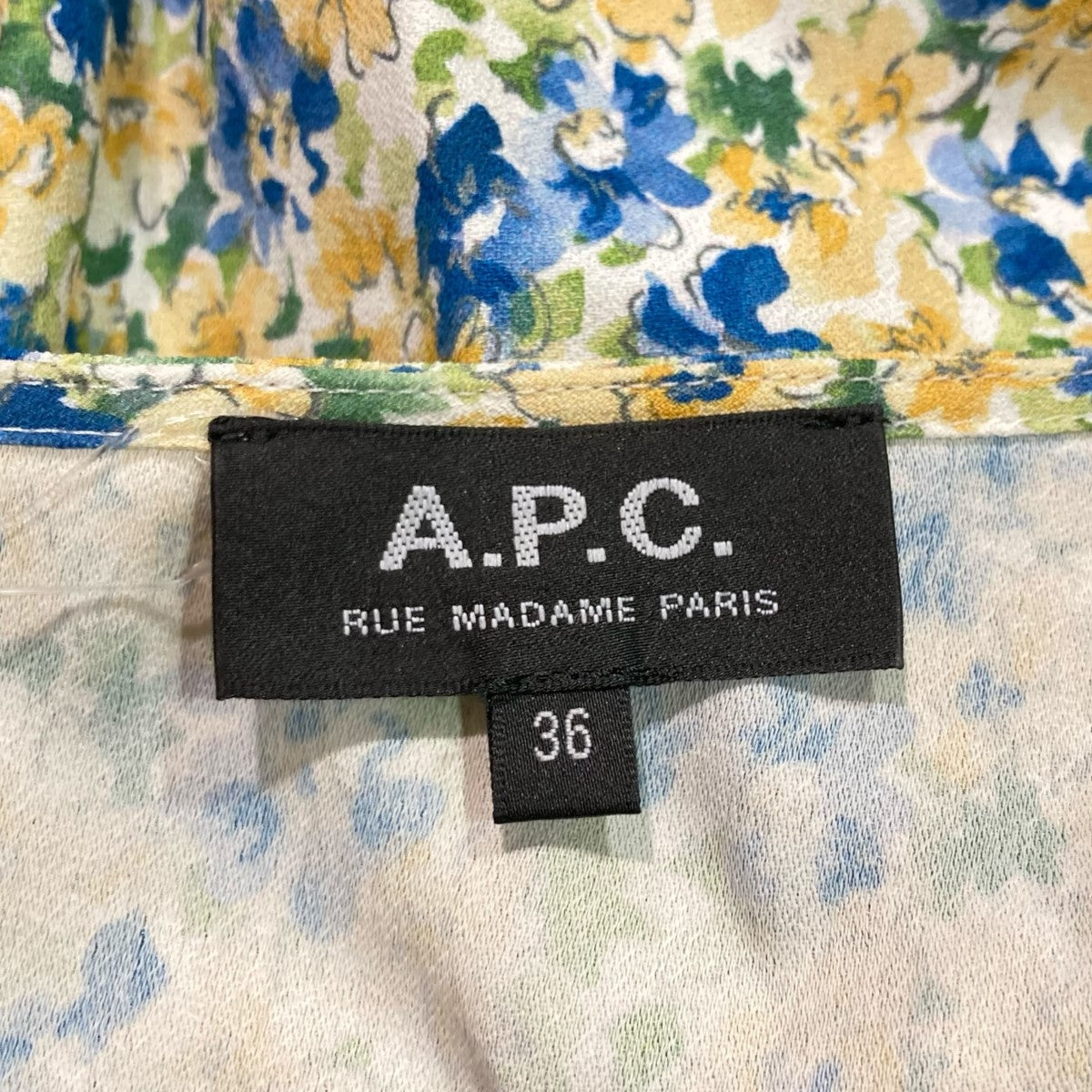 A．P．C． 花柄ワンピース23203 古着・中古-5枚目のアイテム画像