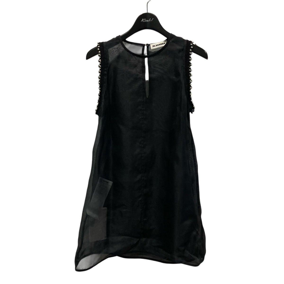 JIL SANDER ノースリーブシルクブラウスJSWS566780 古着・中古-1枚目のアイテム画像