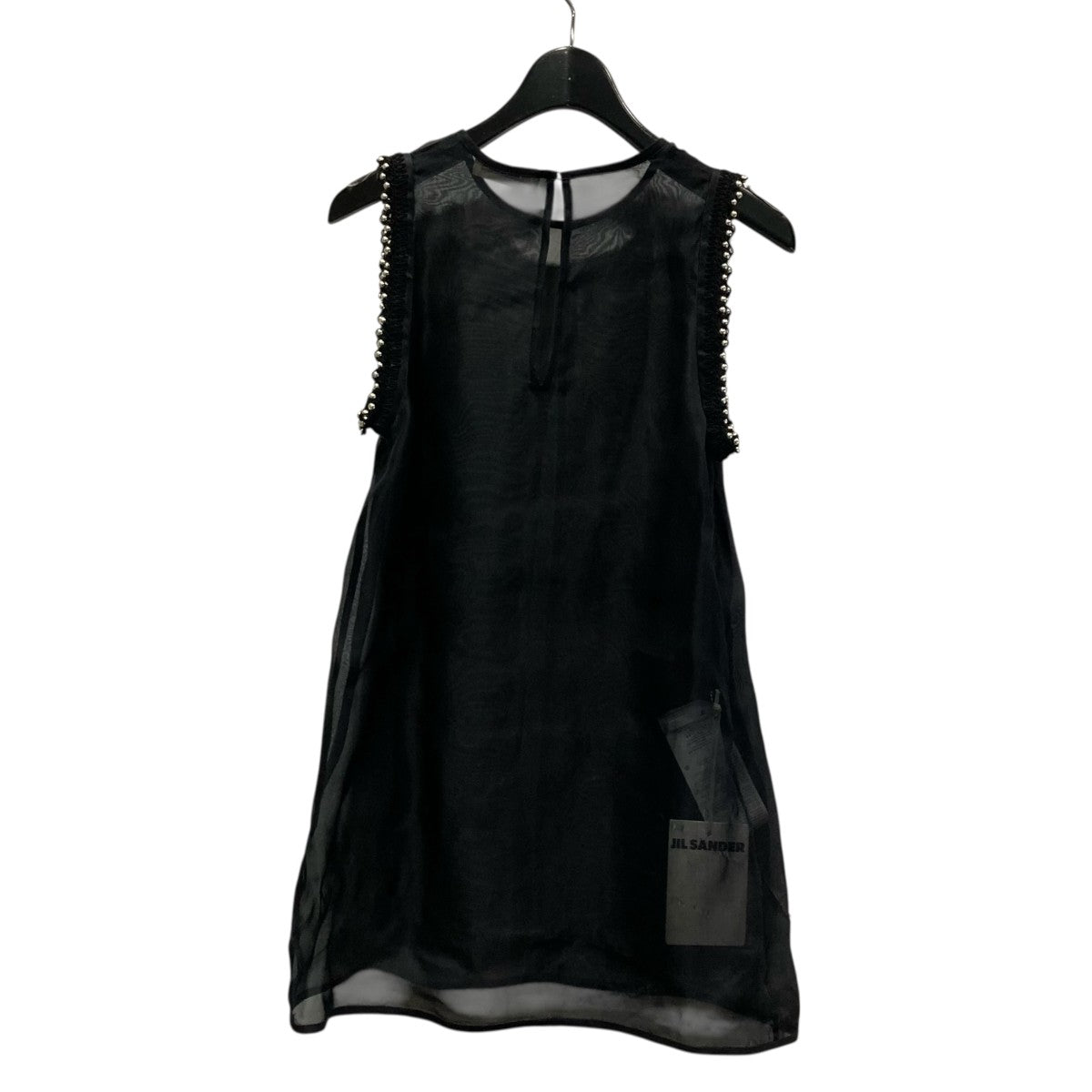 JIL SANDER ノースリーブシルクブラウスJSWS566780 古着・中古-2枚目のアイテム画像