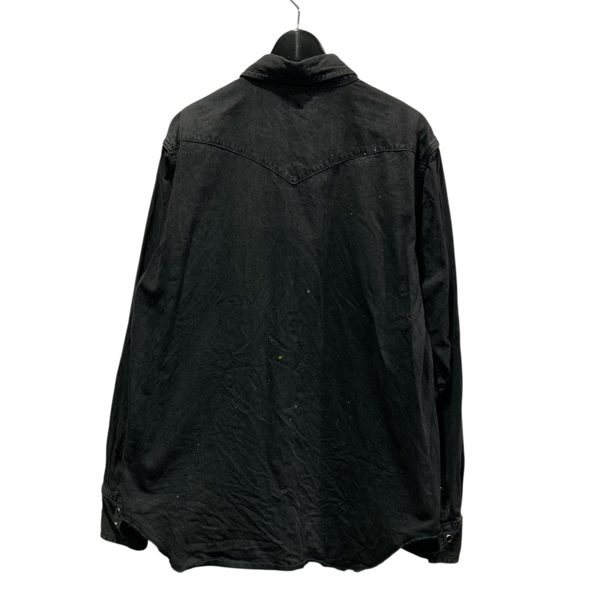 ☆Ron Herman *  ブラックデニム長袖シャツ　未使用に近い Mサイズ ☆Ron Herman * ブラックデニム長袖シャツ 未使用に近い Mサイズ