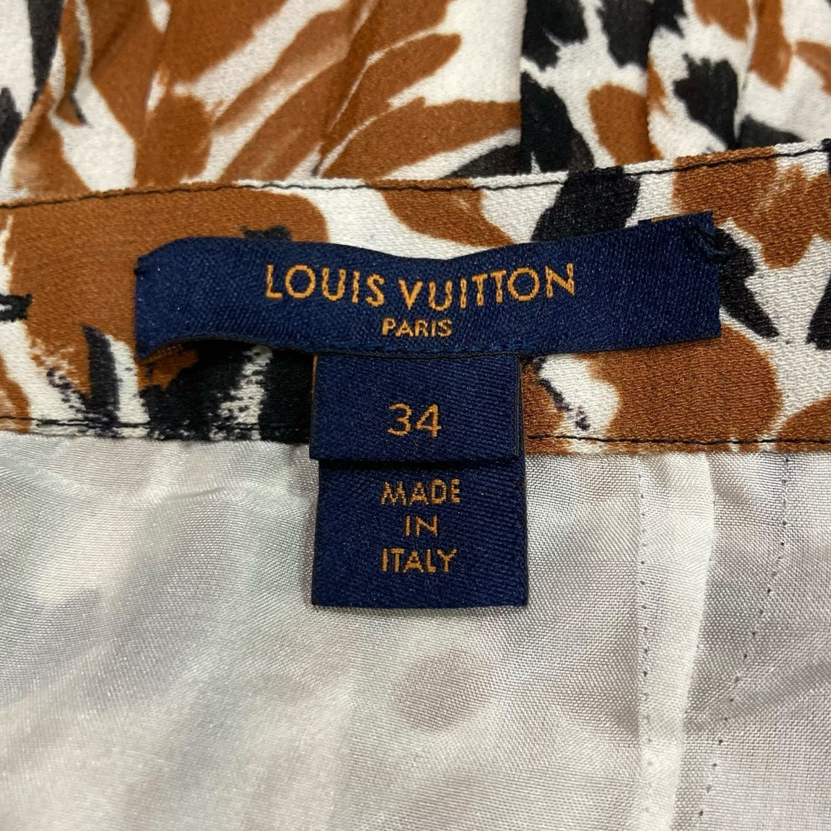 LOUIS VUITTON レオパードスカートRW192W OYK FHSK01 古着・中古-5枚目のアイテム画像