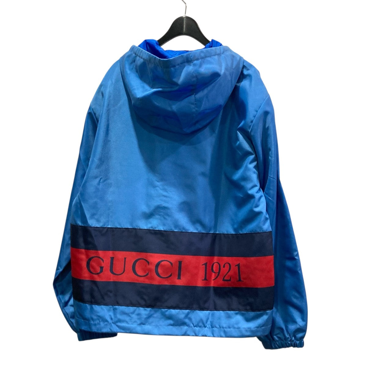 GUCCI バックロゴナイロンフーデッドジャケット770759 古着・中古-2枚目のアイテム画像