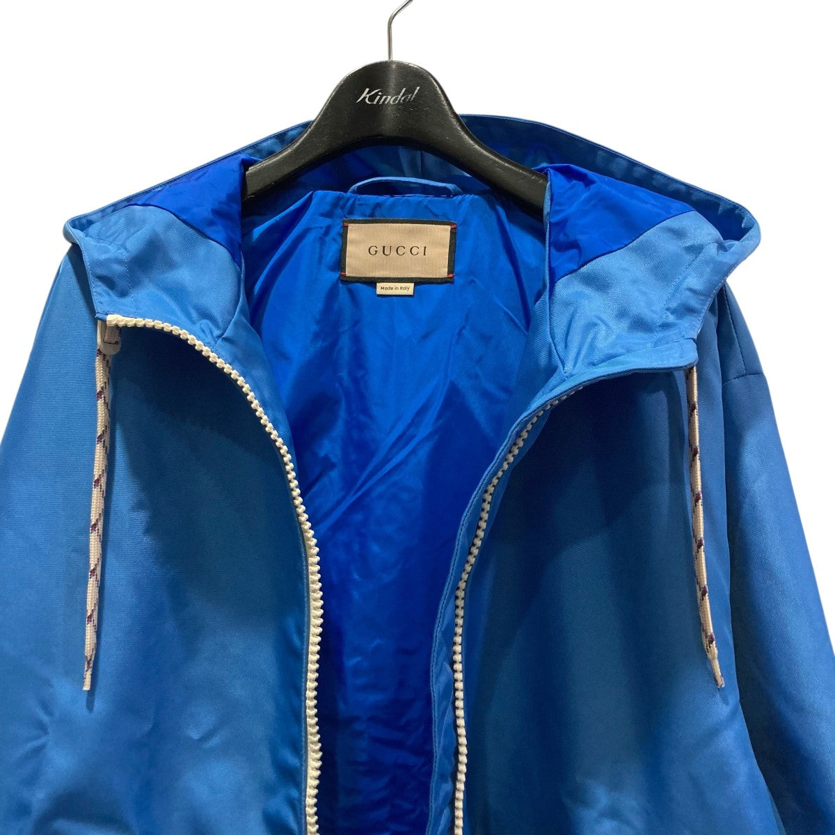 GUCCI(グッチ) バックロゴナイロンフーデッドジャケット770759 770759
