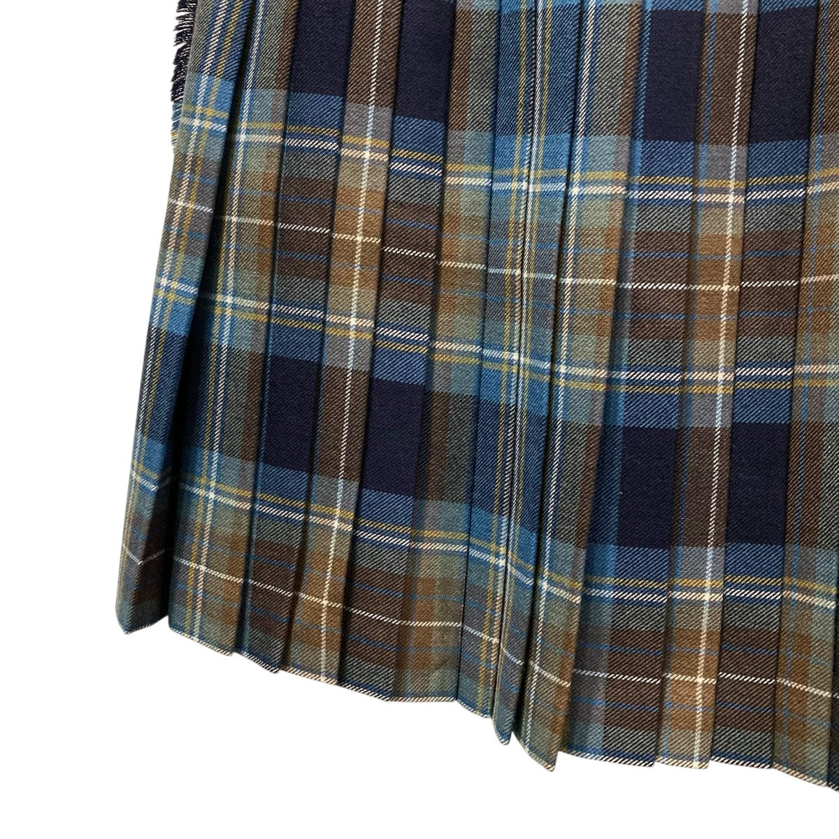 LOCHCARRON ベルテッドプリーツスカート 古着・中古-4枚目のアイテム画像