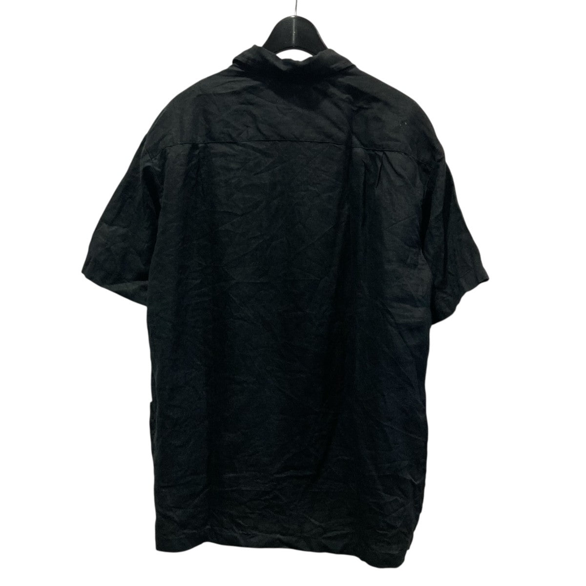 Supreme リネンメッシュパネルシャツ　ブラック M Mesh Panel Linen S/S Shirt | Supreme 24ss