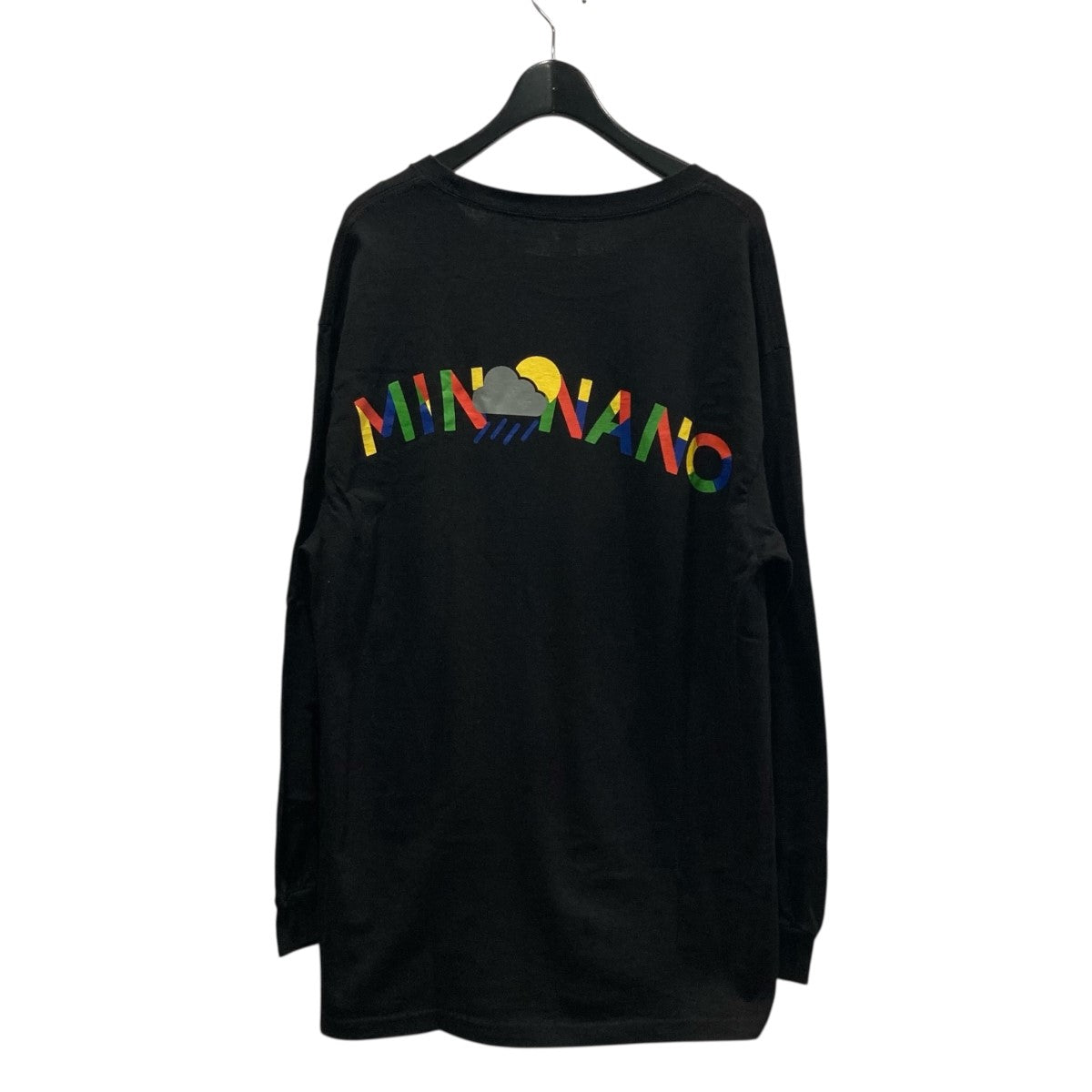 min-nano mnt black ミンナノ tシャツ min-nano mnt black ミンナノ tシャツ PREORDER】MNT -BLK – MIN