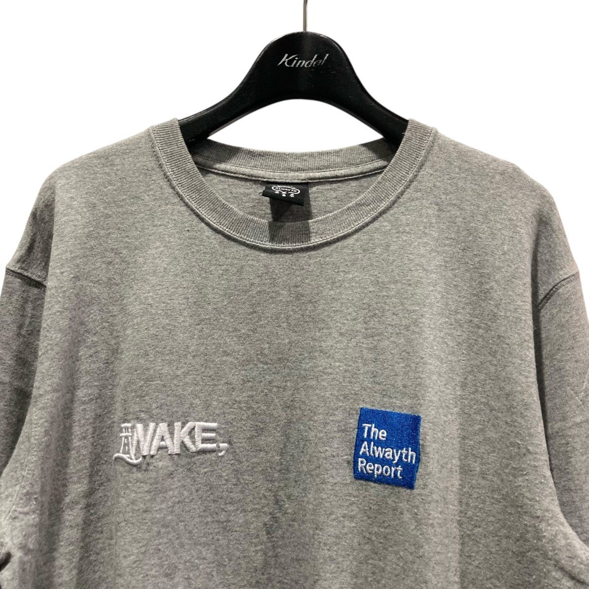 MIN-NANO×ALWAYTH×WAKE 長袖Tシャツ グレー サイズ FREE｜【公式