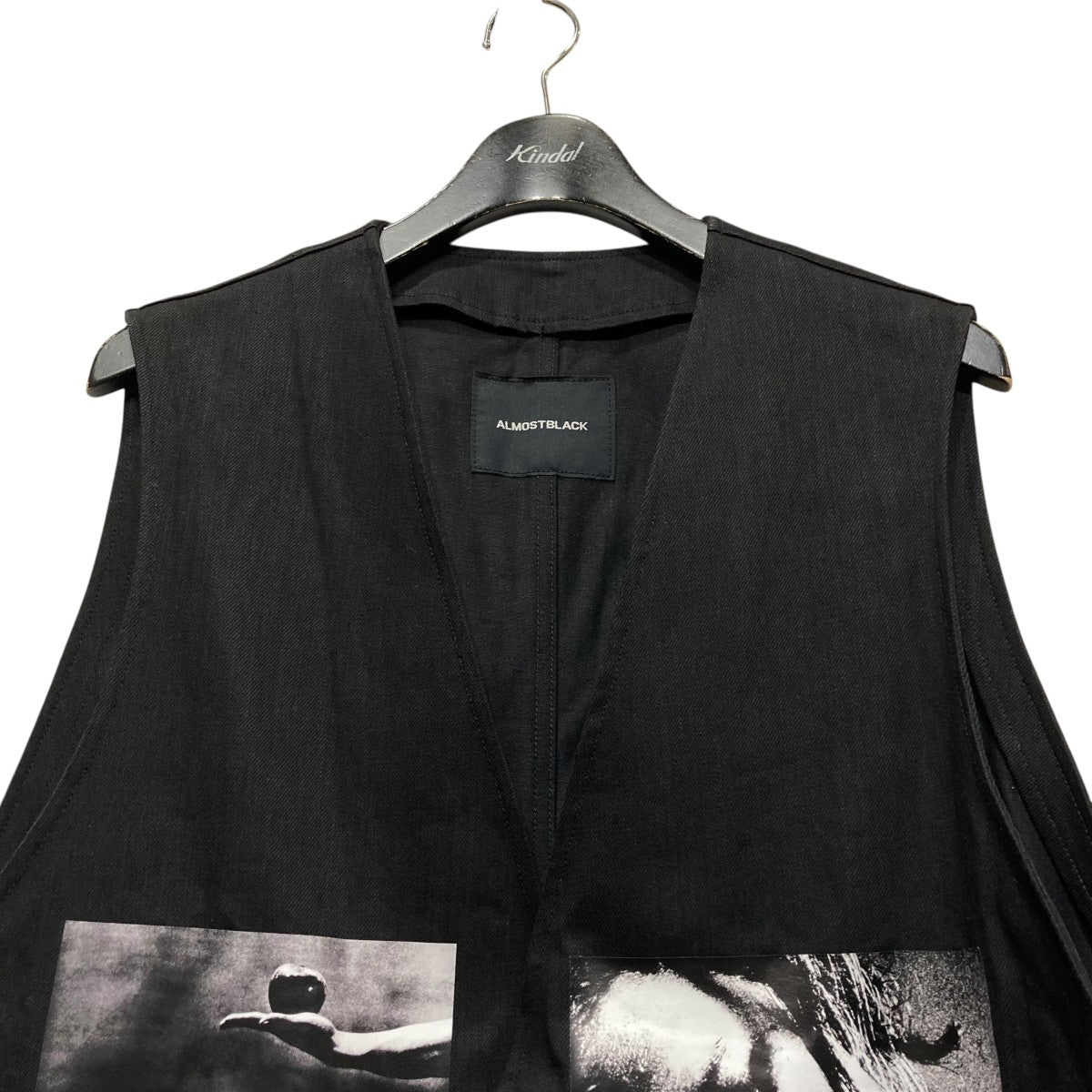 ジャケット・アウター ALMOSTBLACK 5WAY LAYERED COAT ALMOSTBLACK(オールモストブラック) レイヤードデニムコート22AW