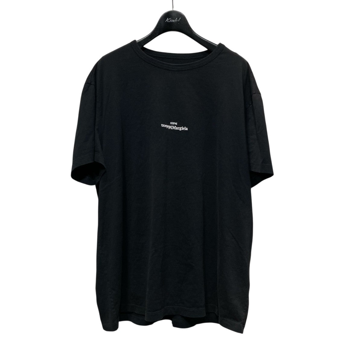 稀少品Maison Margiela 筆記体ロゴ入りクロップ丈Tシャツ Mサイズ org.jpg