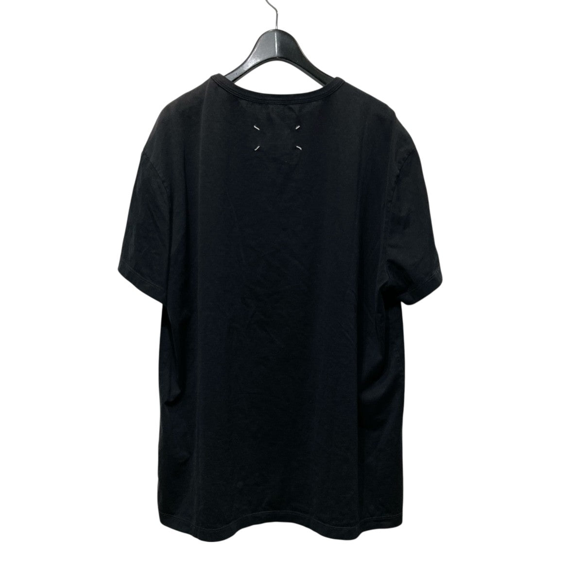 【美品】Maison Margiera マルジェラリバースロゴ Tシャツ 黒46 Maison Margiela メゾンマルジェラ MAISON MARGIELA レディース