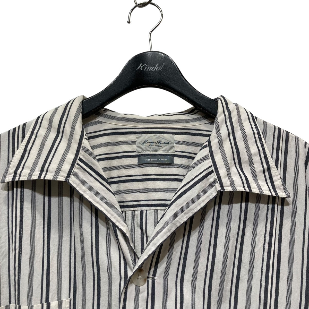 marvine pontiak shirt makers ストライプシャツ Marvine Pontiak Shirt Makers(マーヴィンポンティアックシャツ