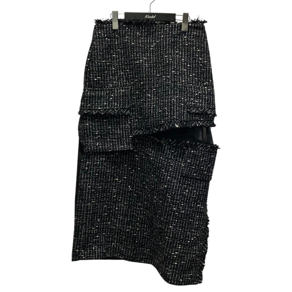 sacai(サカイ) ツイードスカート22-06090 22-06090 ブラック サイズ 3