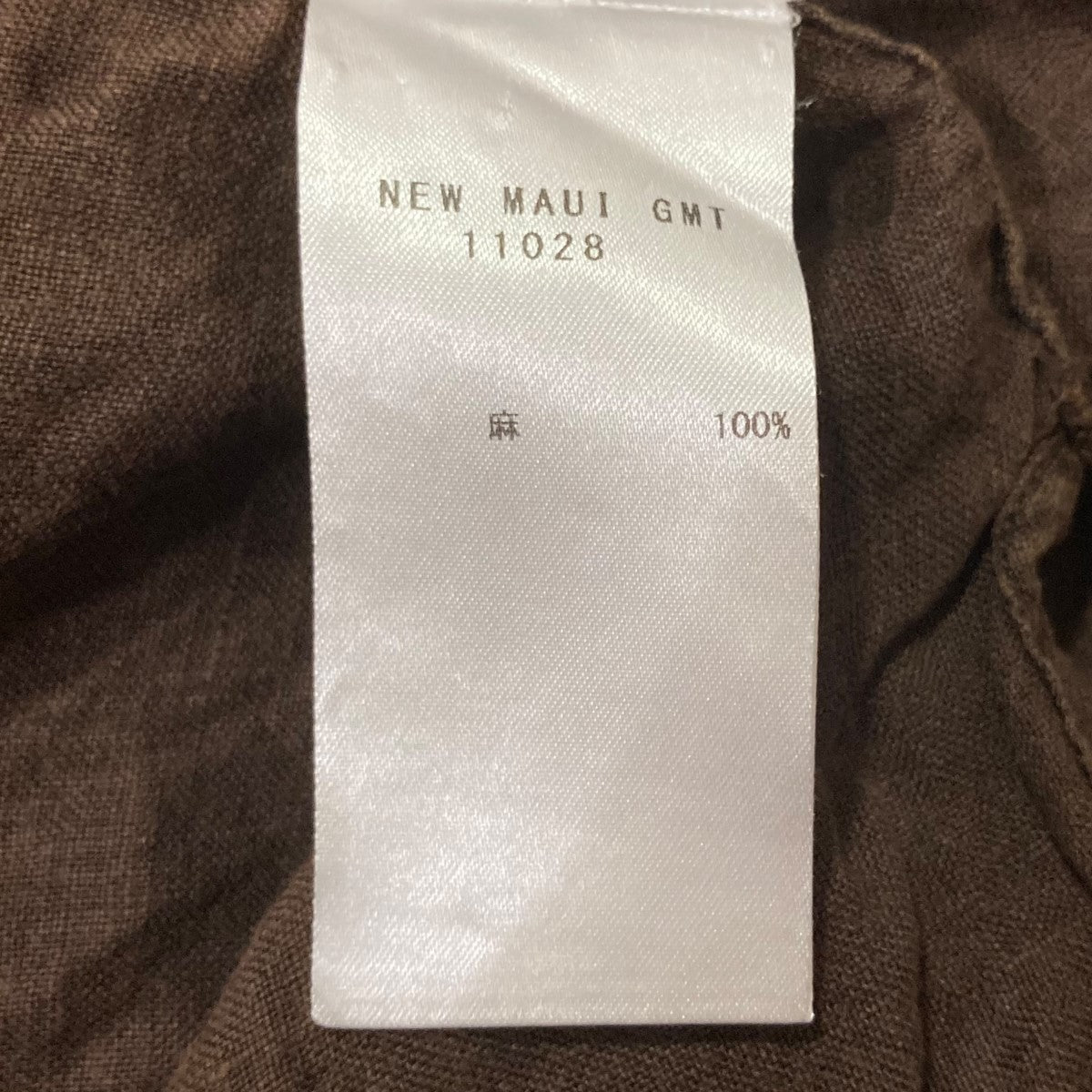 BAGUTTA NEW MAUI GMTリネンオープンカラーシャツ11028 古着・中古-5枚目のアイテム画像