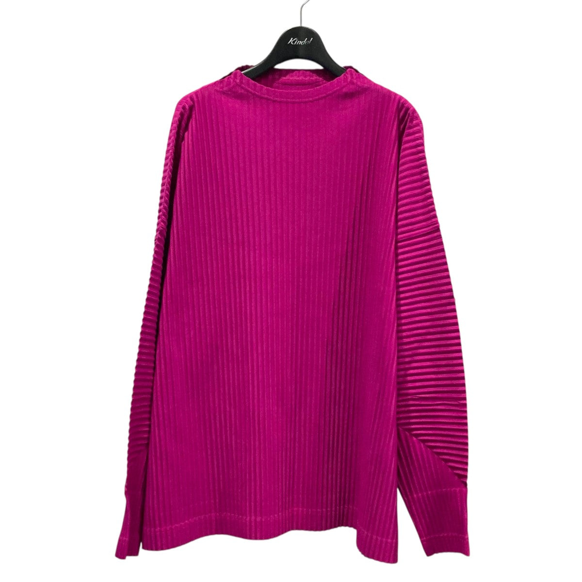 HOMME PLISSE ISSEY MIYAKE モックネックプリーツカットソーHP33JK123 古着・中古-1枚目のアイテム画像