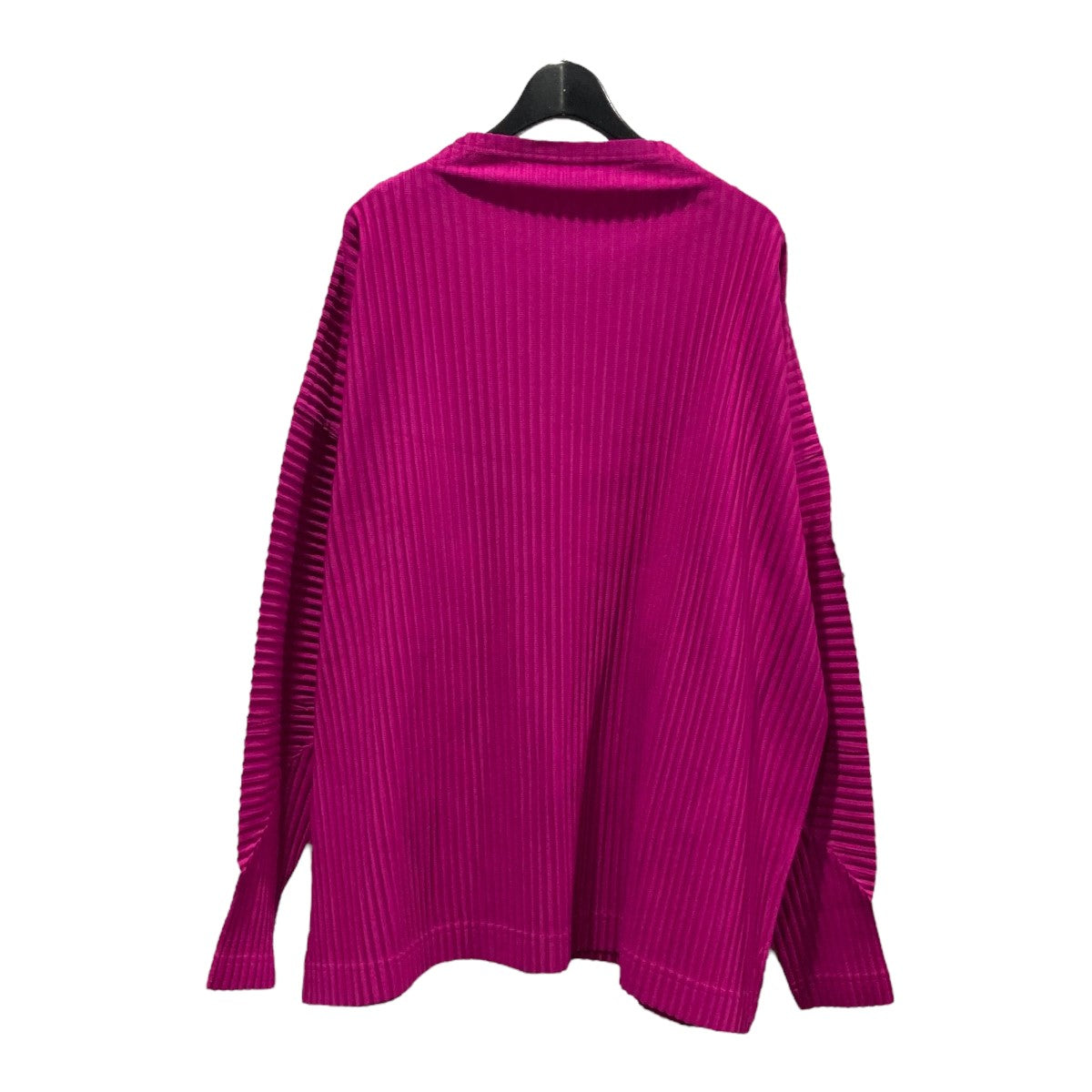 HOMME PLISSE ISSEY MIYAKE モックネックプリーツカットソーHP33JK123 古着・中古-2枚目のアイテム画像