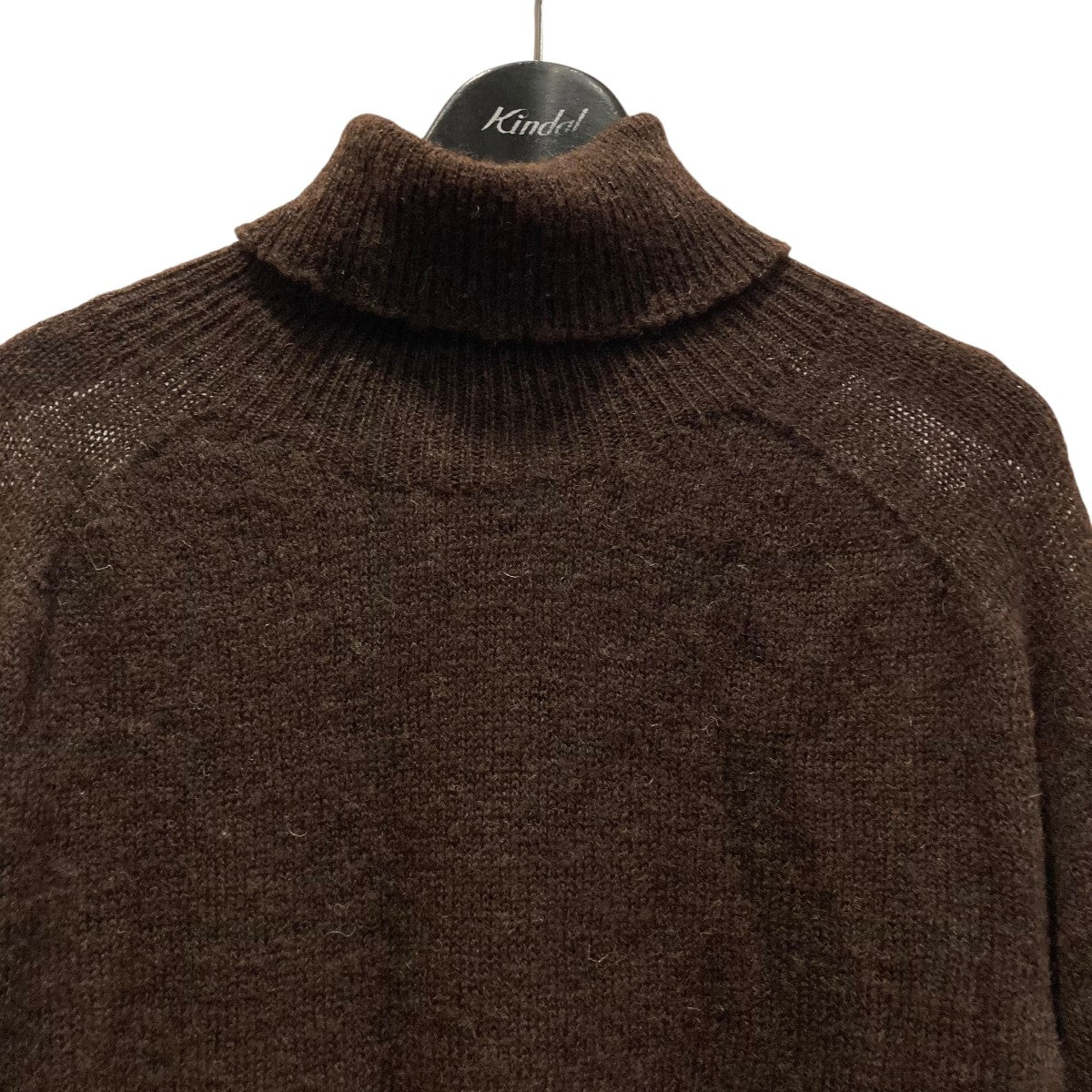 ANATOMICA(アナトミカ) 1PLY SHETLAND SWEATERハイネックウールニット