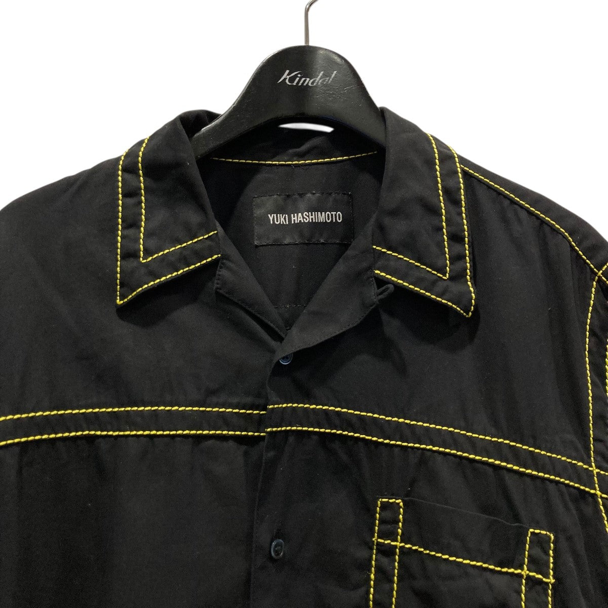 YUKI HASHIMOTO CONTRAST STICH SHORTSLEEVE SHIRTSステッチ半袖シャツ211-01-0106 古着・中古-3枚目のアイテム画像