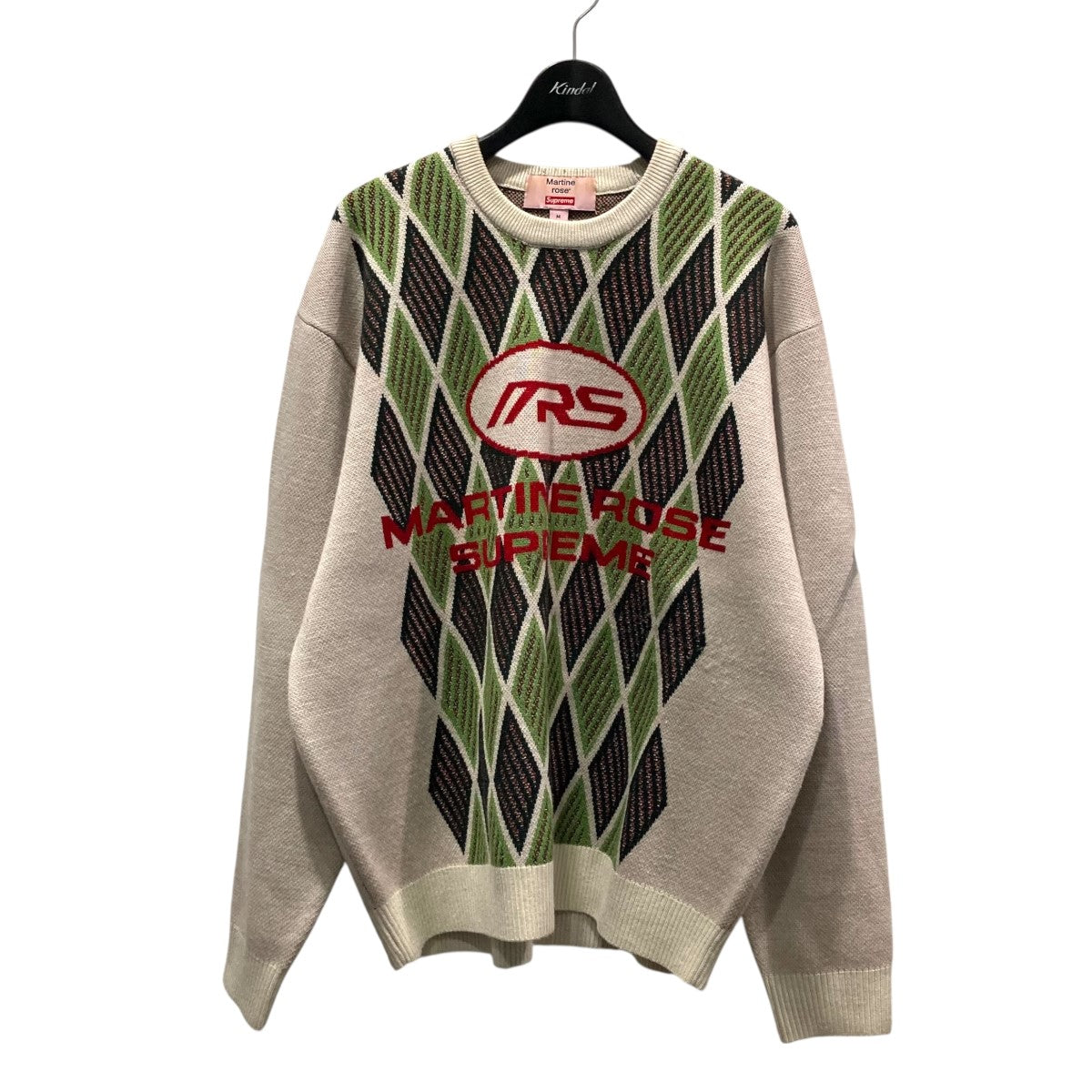 Martine rose×Supreme 24AWSweater Knitアーガイルニット