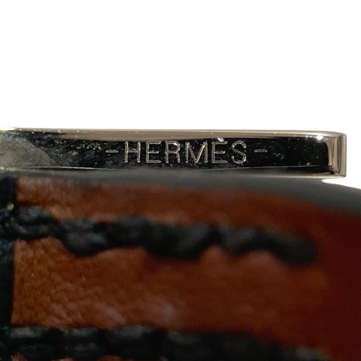 HERMES ドゥブルトゥール ビーアピレザーブレスレット 古着・中古-5枚目のアイテム画像