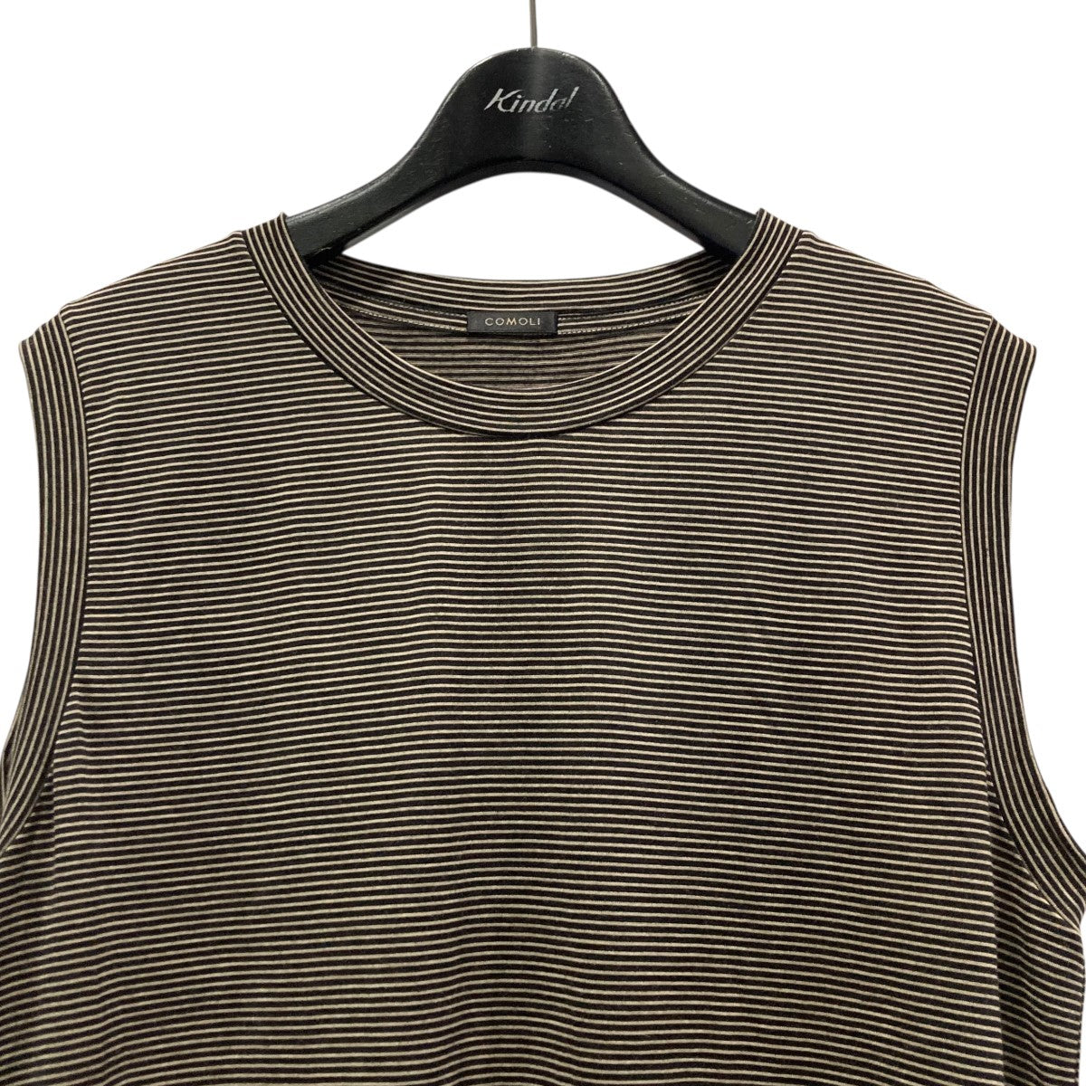 COMOLI コモリ サマーウール ノースリーブ 24SS COMOLI(コモリ) サマーウール ノースリーブノースリーブニットシャツ