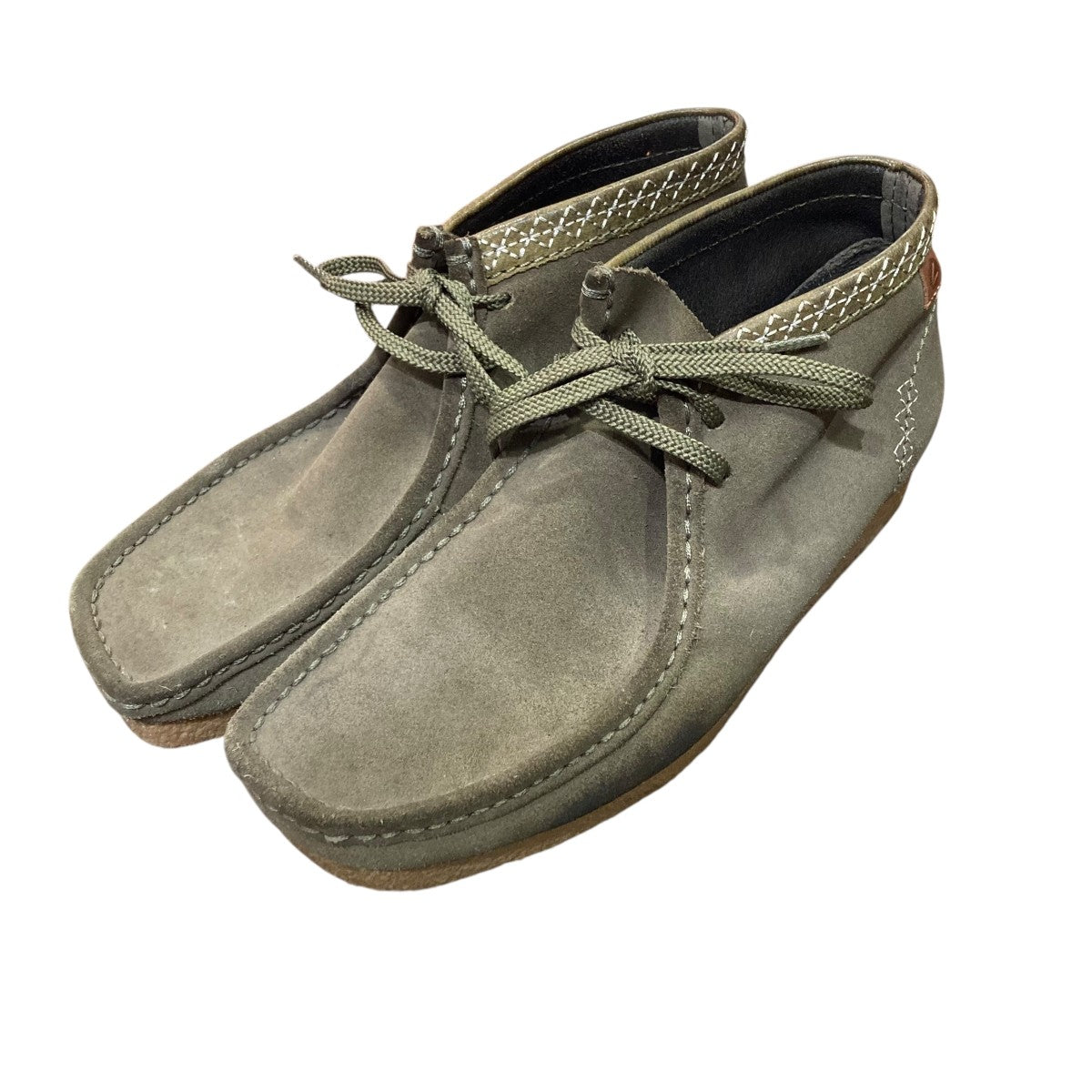 CLARKS ORIGINALS ワラビー オリーブ 中古・古着通販】Clarks Originals (クラークス オリジナルズ