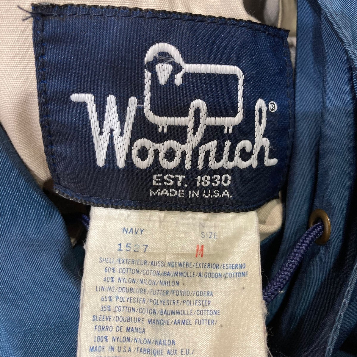 WOOLRICH 80'Sマウンテンパーカー 古着・中古-4枚目のアイテム画像