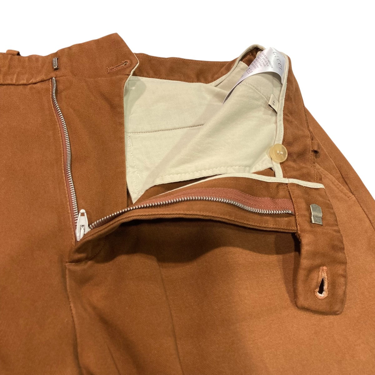 GUCCI(グッチ) テーパードパンツ705867 705867 ブラウン サイズ 48