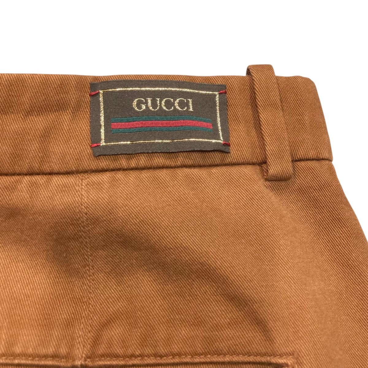 GUCCI(グッチ) テーパードパンツ705867 705867 ブラウン サイズ GUCCI(グッチ) テーパードパンツ705867 705867 ブラウン サイズ