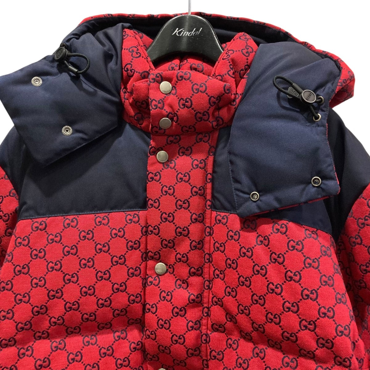 GUCCI(グッチ) GGキャンバスダウンジャケット762559 762559 レッド