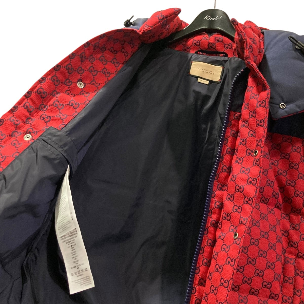 GUCCI(グッチ) GGキャンバスダウンジャケット762559 762559 レッド