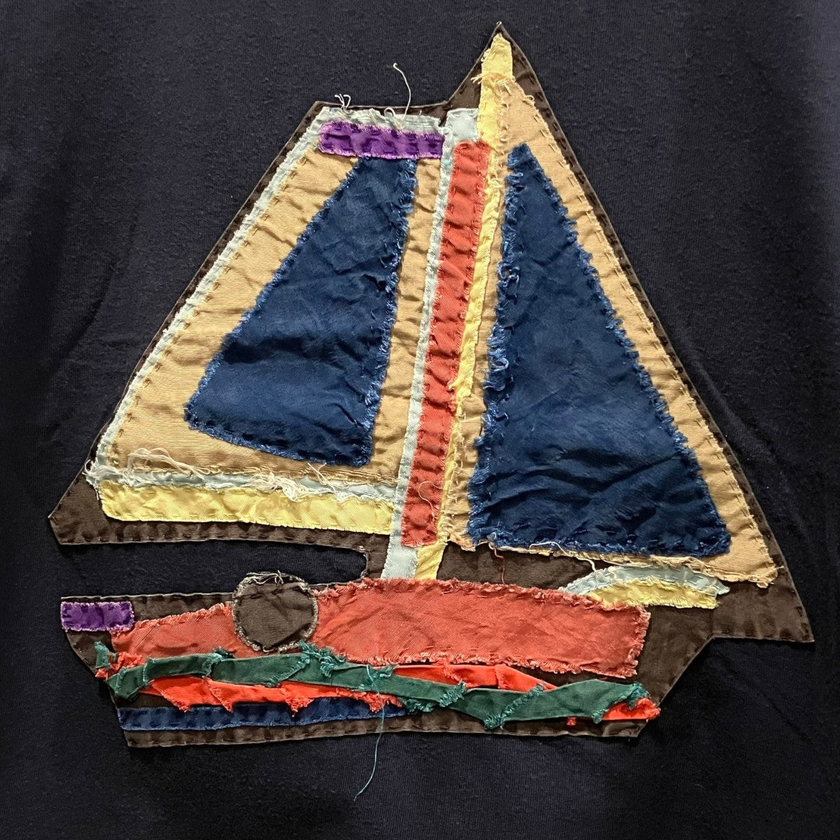 PRADA 帆船パッチワークTシャツ 古着・中古-4枚目のアイテム画像