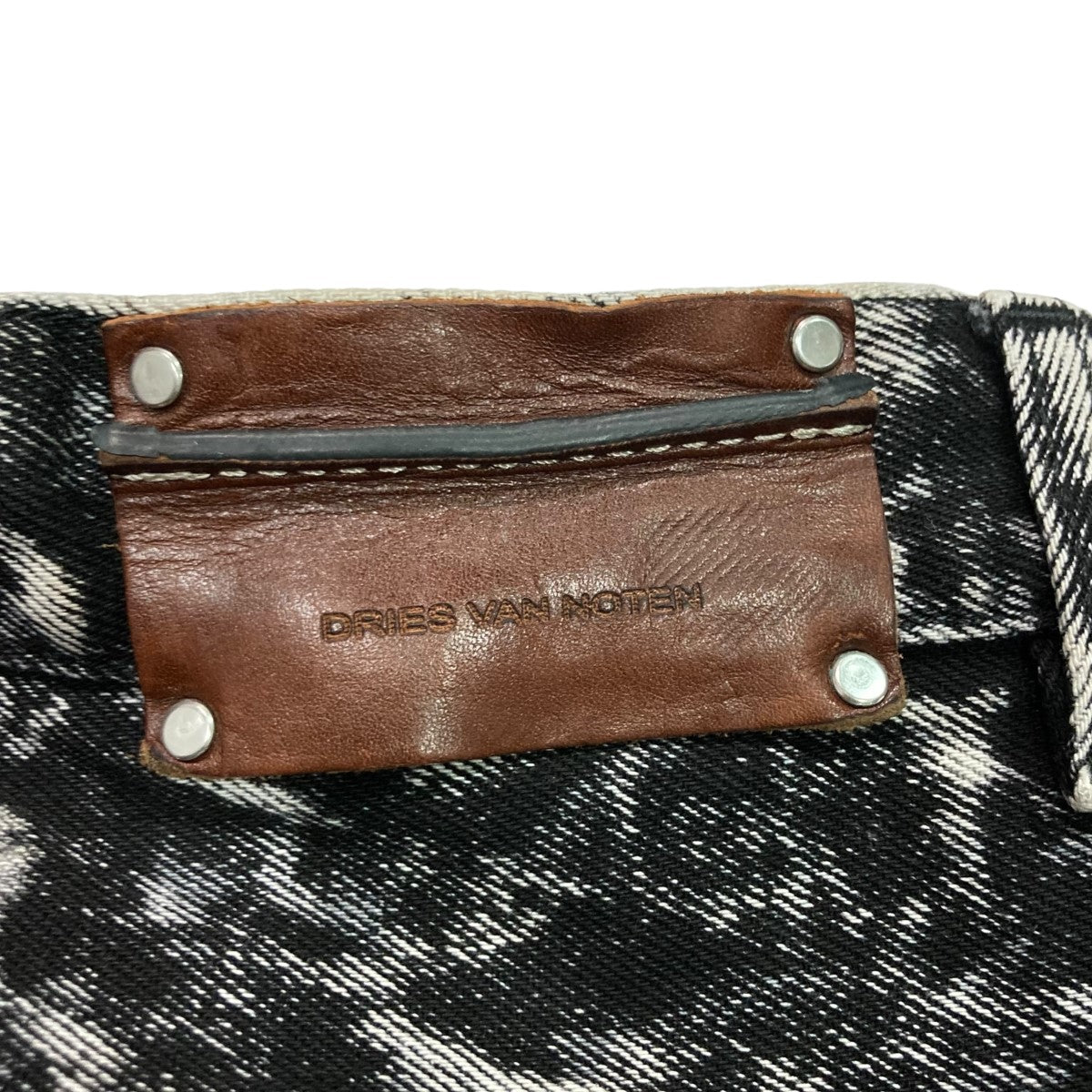 DRIES VAN NOTEN(ドリスヴァンノッテン) デニムパンツ ブラック