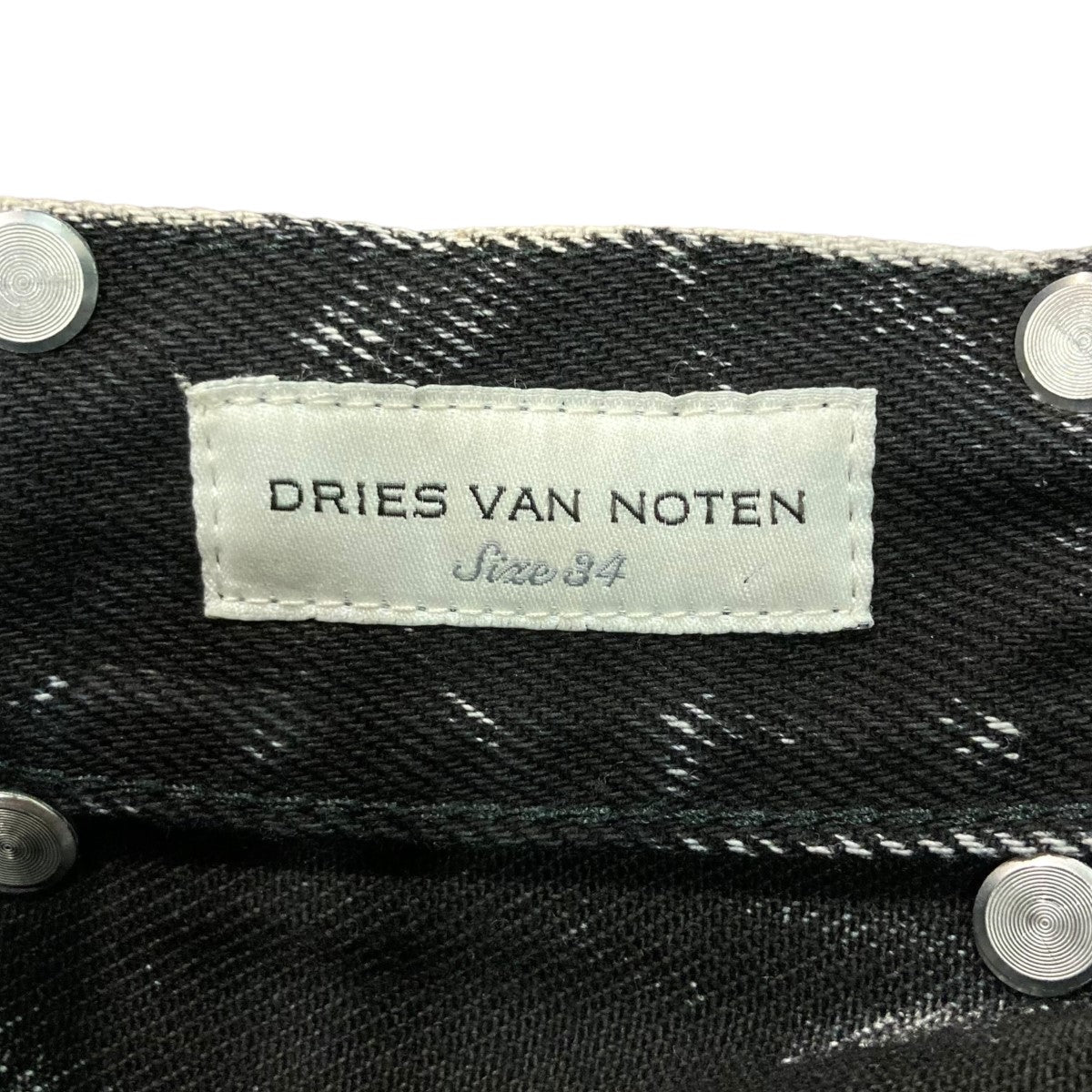 DRIES VAN NOTEN(ドリスヴァンノッテン) デニムパンツ ブラック