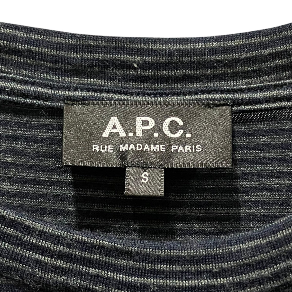 A．P．C． ボーダーTシャツ 古着・中古-5枚目のアイテム画像