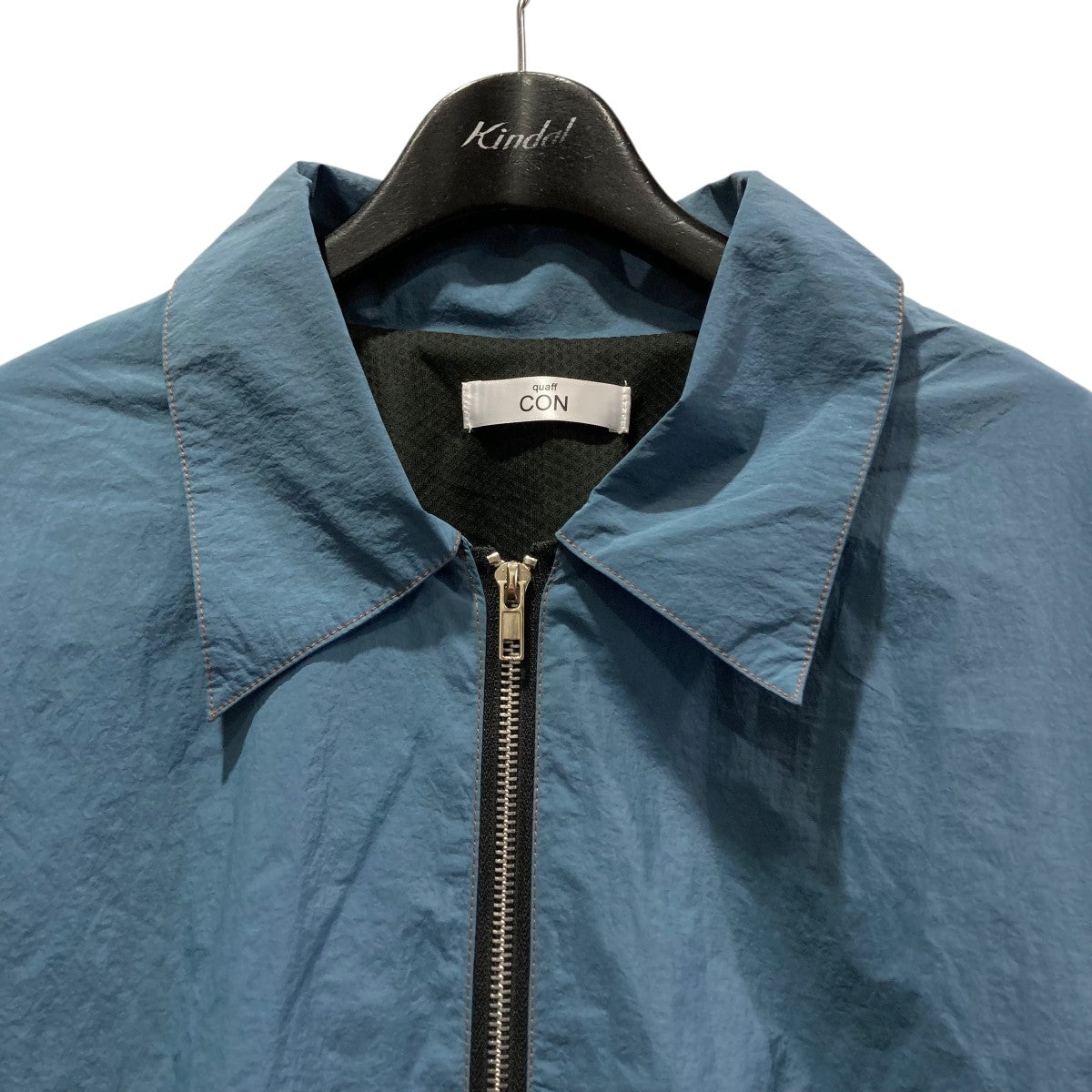 Twist Sleeve Jacketステッチデザインジップブルゾン