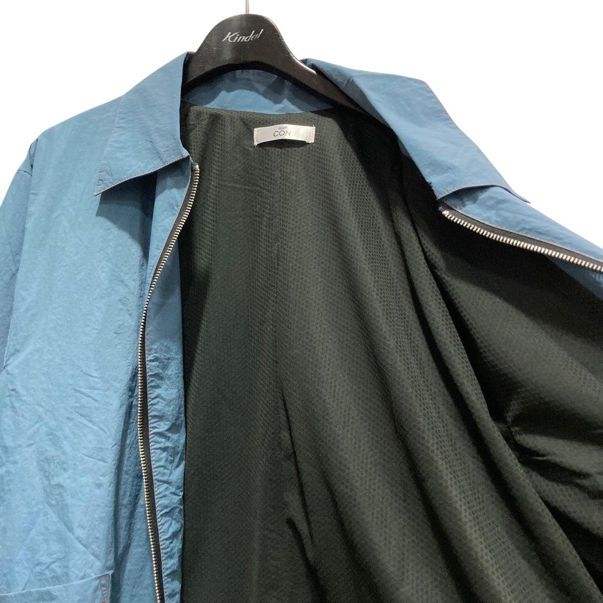 Twist Sleeve Jacketステッチデザインジップブルゾン