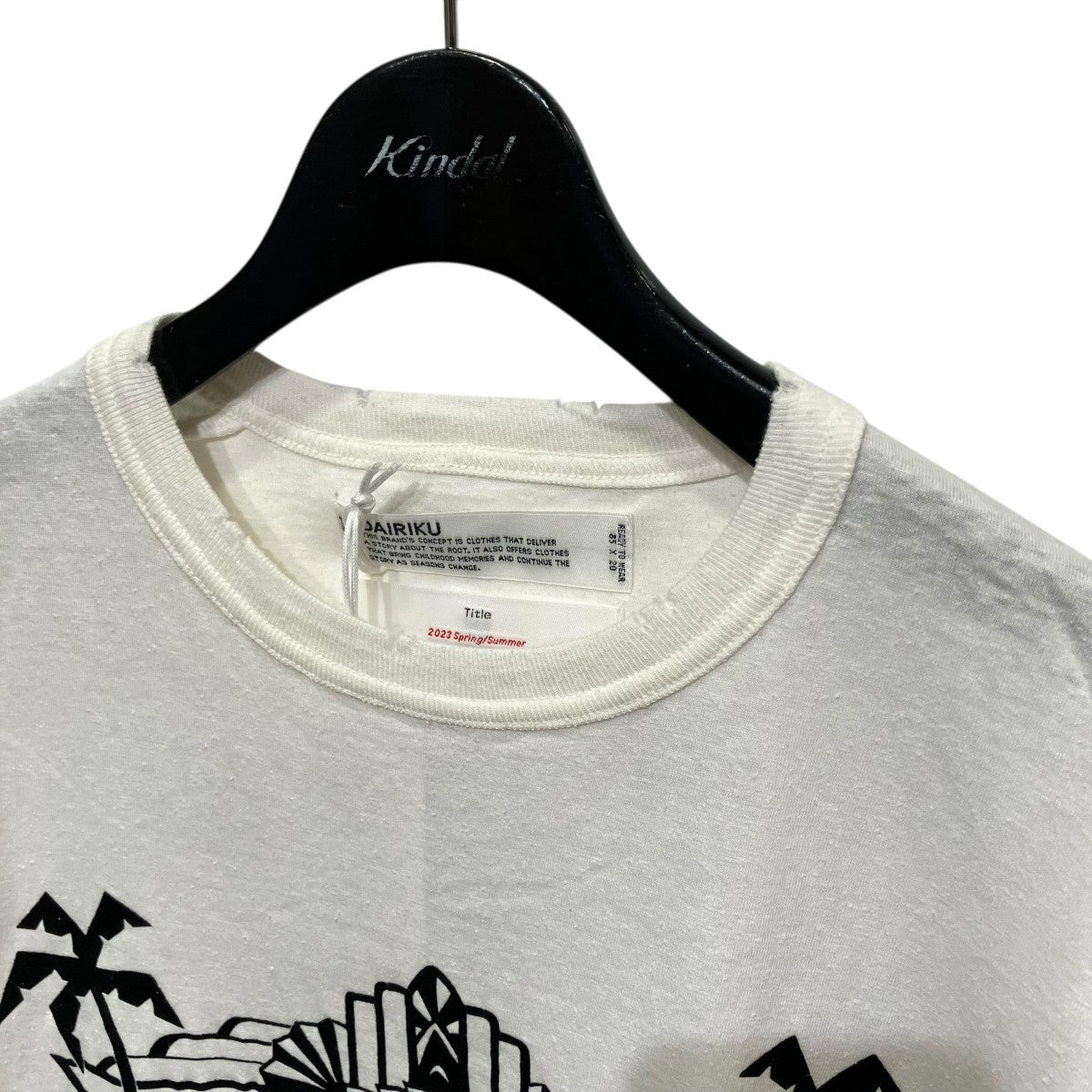 DAIRIKU 23SSNew Trim TeeプリントTシャツ23SS C-4 古着・中古-3枚目のアイテム画像