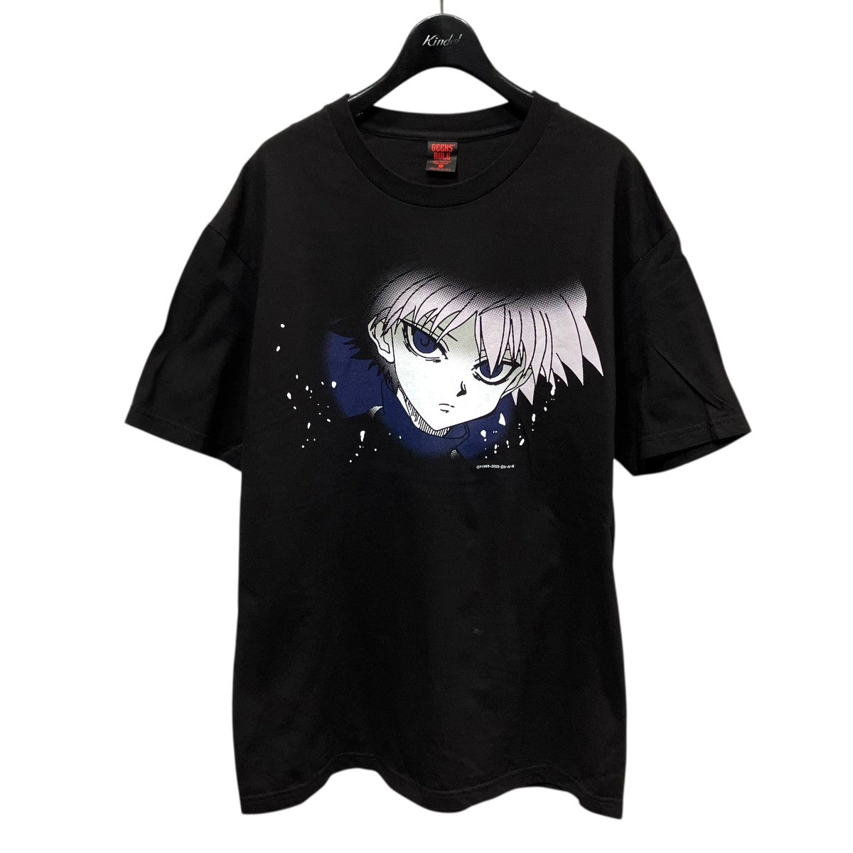 GEEKS RULE×HUNTER×HUNTER SILKSCREEN PRINTING T SHIRTキルアプリントTシャツ 古着・中古-1枚目のアイテム画像