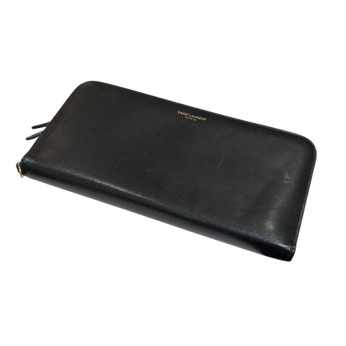 Saint Laurent Paris ラウンドジップロングウォレット 古着・中古-1枚目のアイテム画像