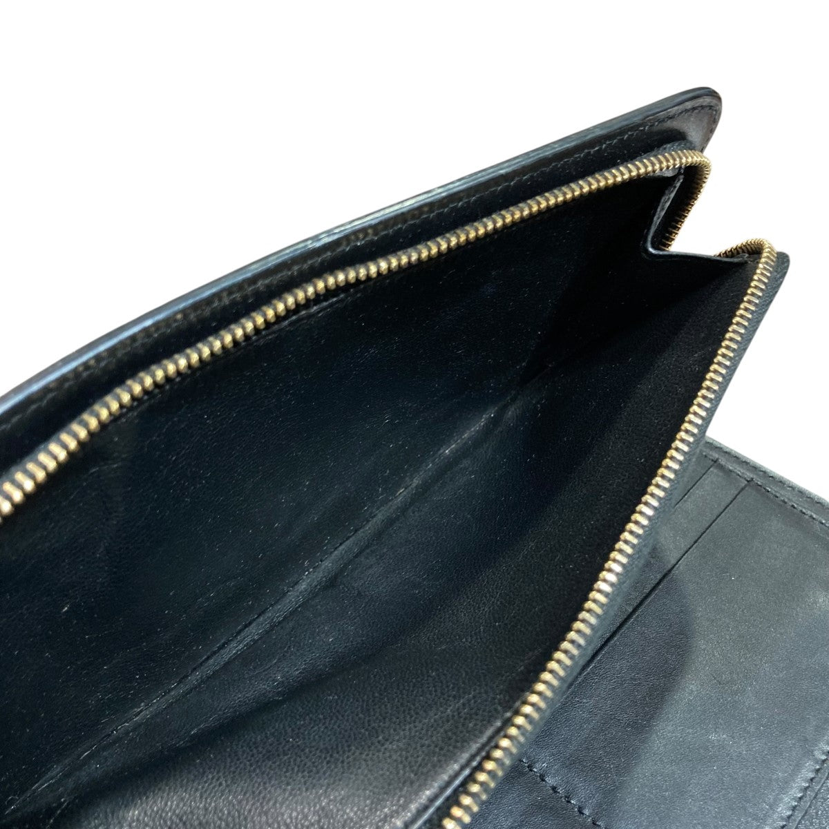 Saint Laurent Paris ラウンドジップロングウォレット 古着・中古-4枚目のアイテム画像