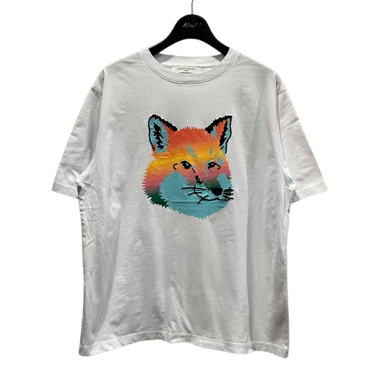 MAISON KITSUNE フォックスプリントTシャツKW00134KJ0008 古着・中古-1枚目のアイテム画像
