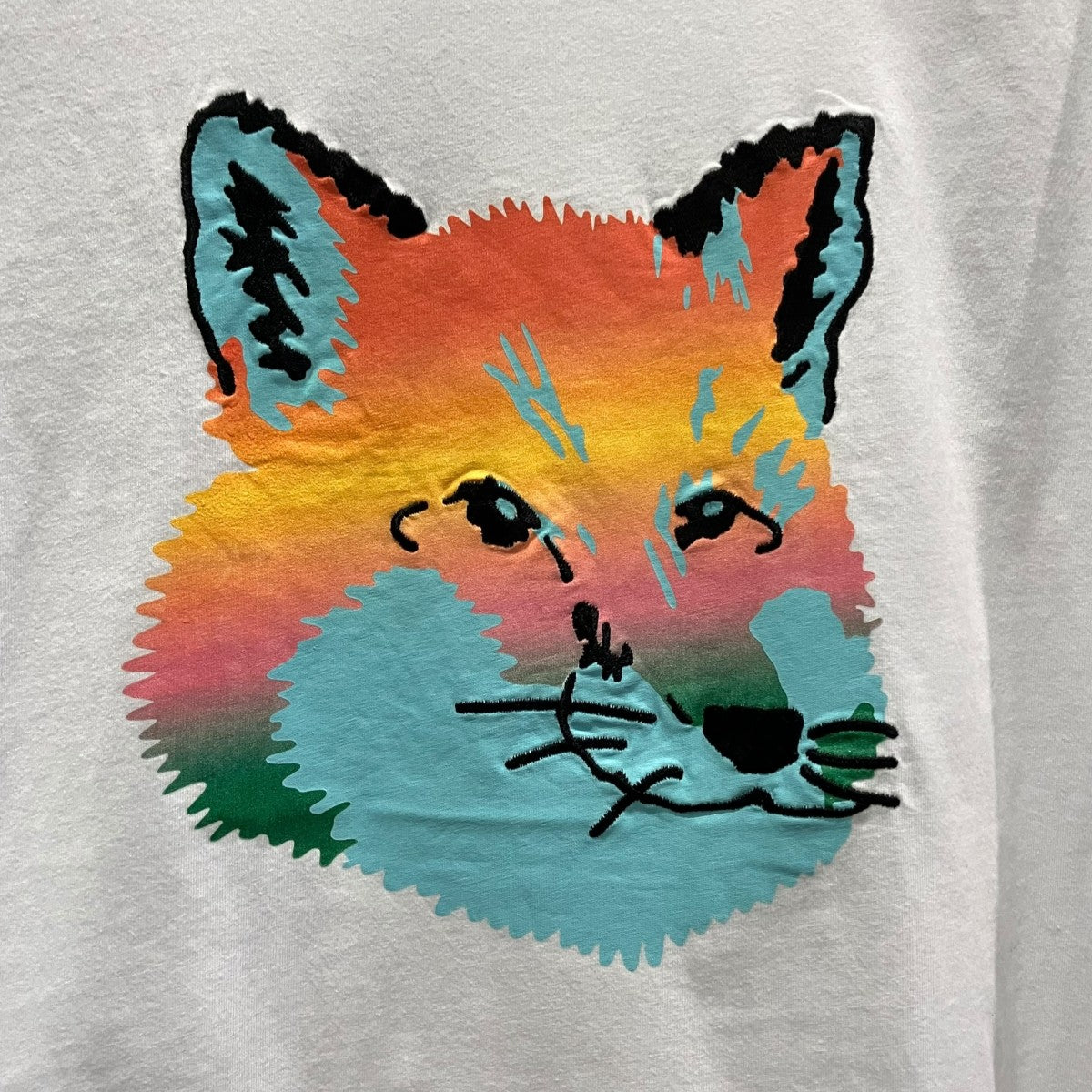 MAISON KITSUNE フォックスプリントTシャツKW00134KJ0008 古着・中古-4枚目のアイテム画像