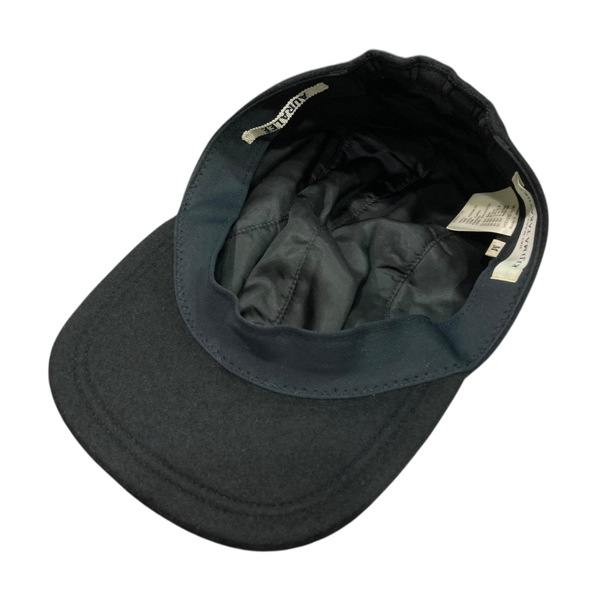 KIJIMA TAKAYUKI×AURALEE カシミヤキャップ20203-SS 20203-SS ブラック