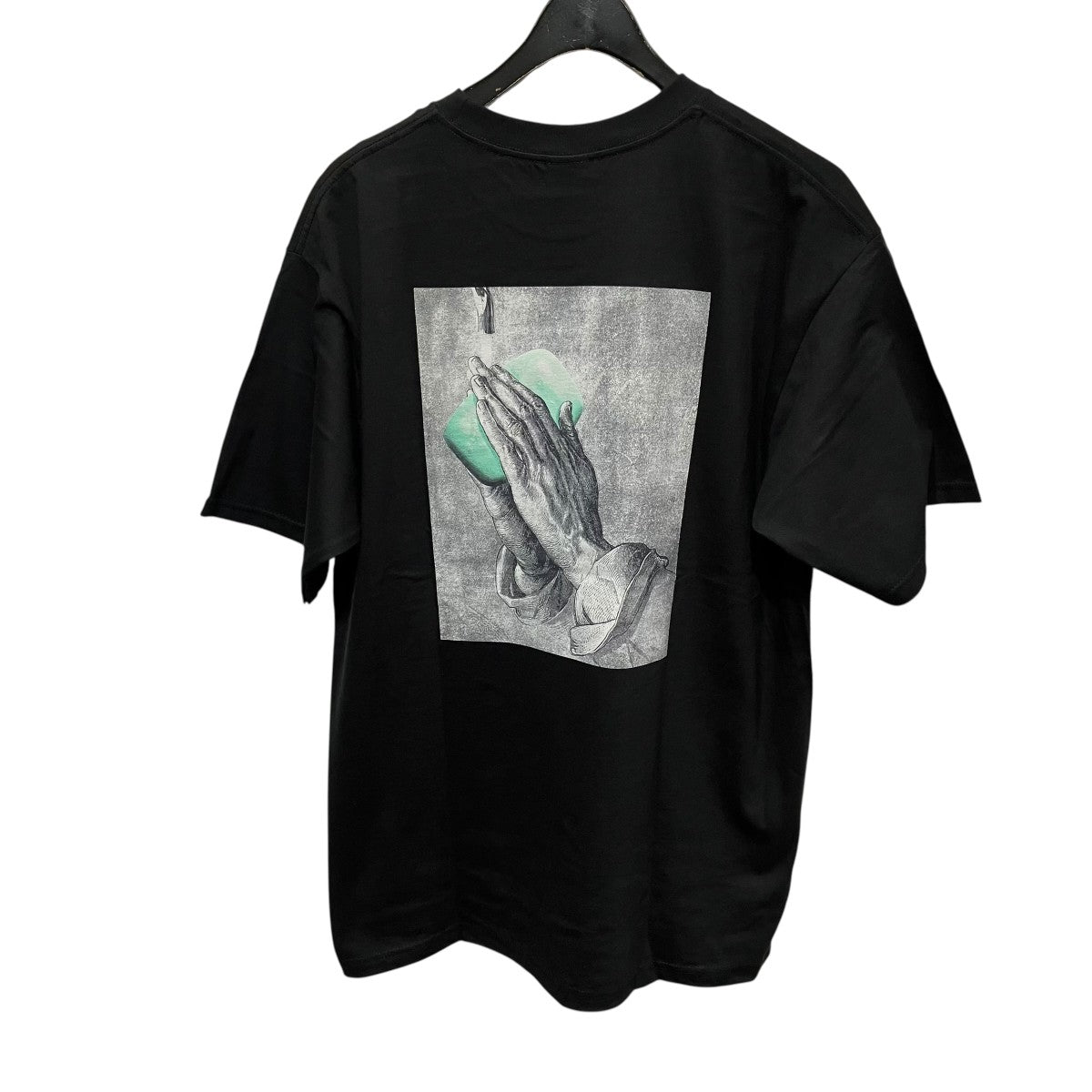 ENNOY×SAKANACTION 夜を乗りこなすTシャツ 祈りと手洗いバージョンバックプリントTシャツ 古着・中古-1枚目のアイテム画像