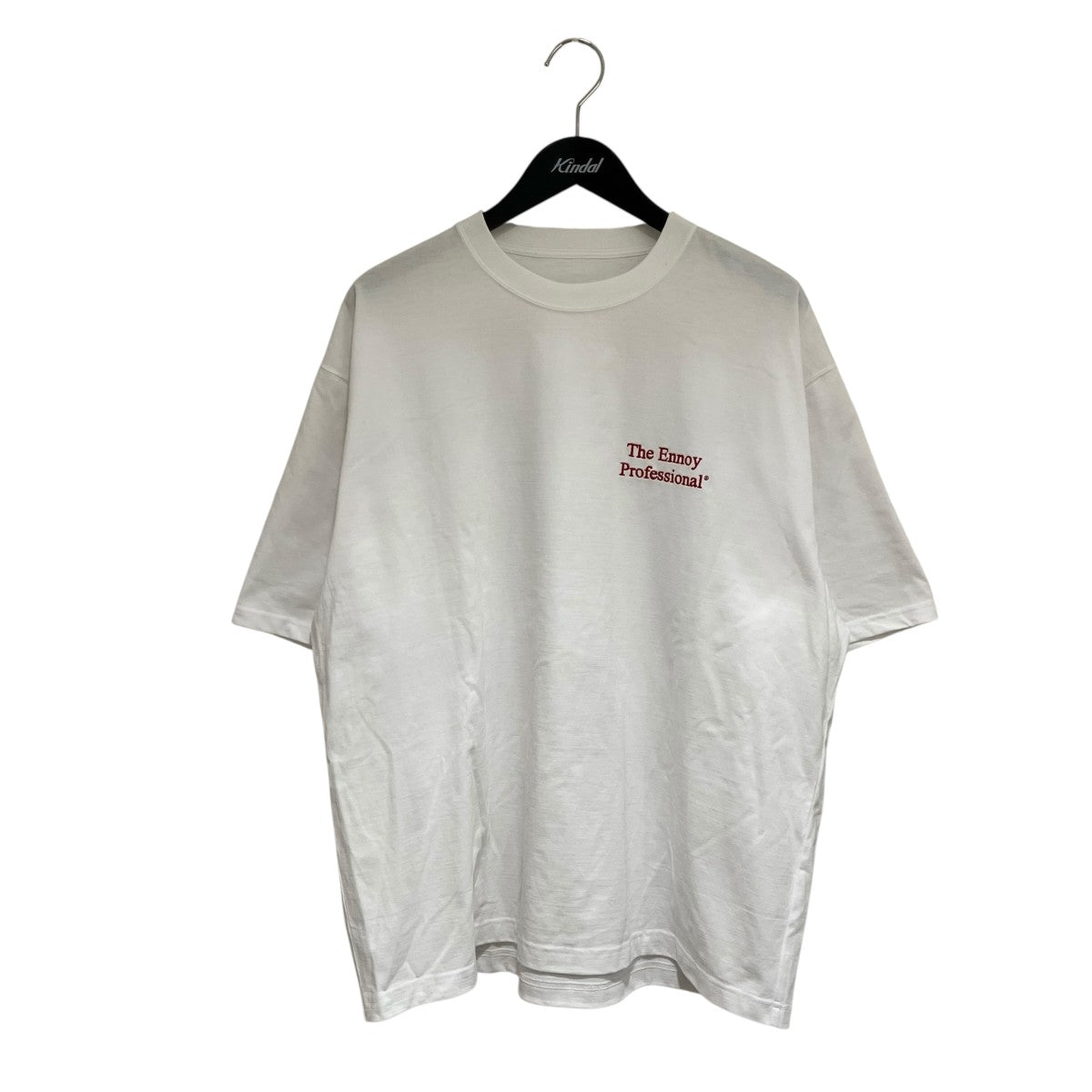 ENNOY ロゴ刺繍TシャツSS24BRENCT04NTL 古着・中古-1枚目のアイテム画像