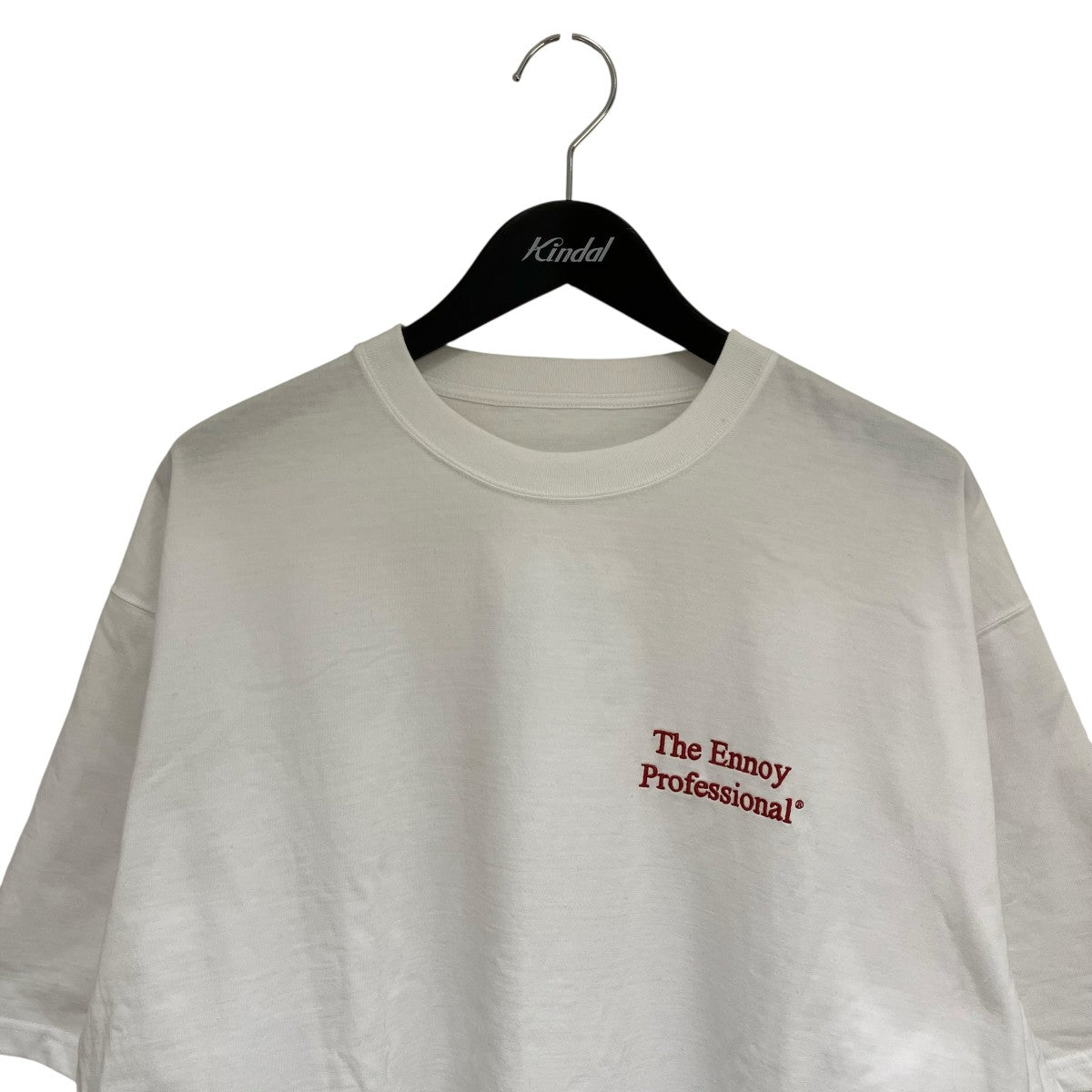 ENNOY ロゴ刺繍TシャツSS24BRENCT04NTL 古着・中古-3枚目のアイテム画像